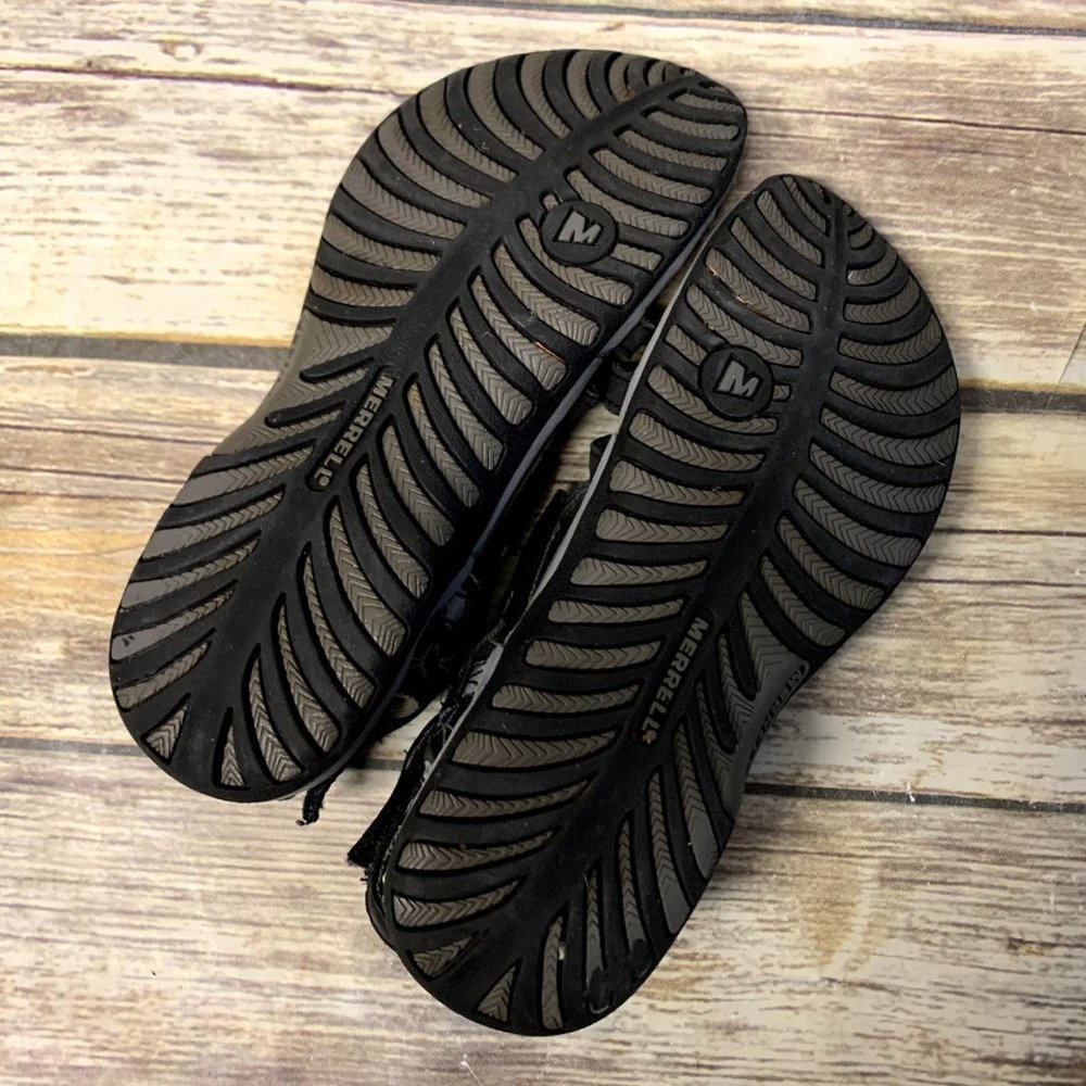 Merrell Black Leather Performance Strappy Sandals - image 8